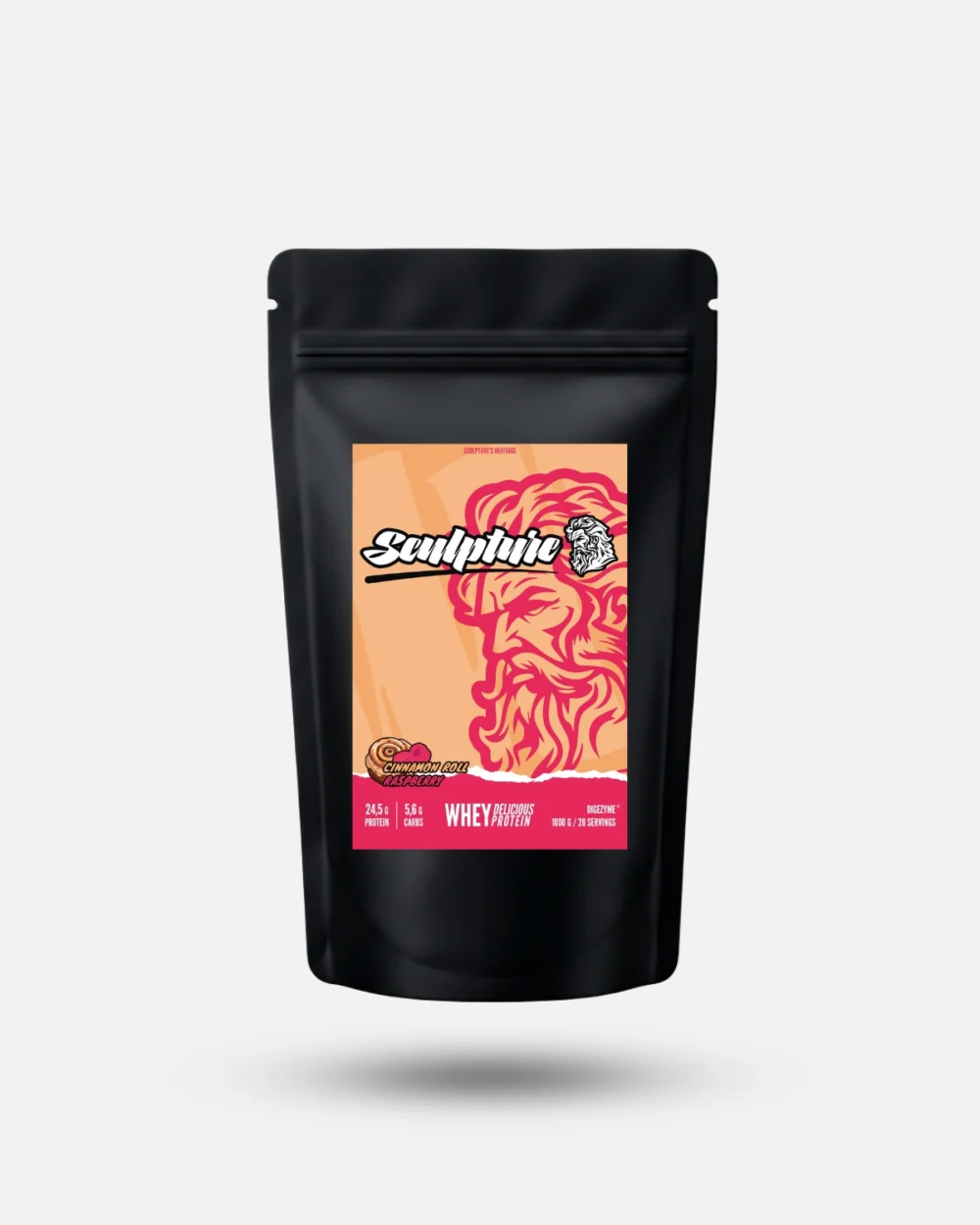 WHEY DELICIOUS PROTEIN DIGEZYME - Cinnamon Raspberry
