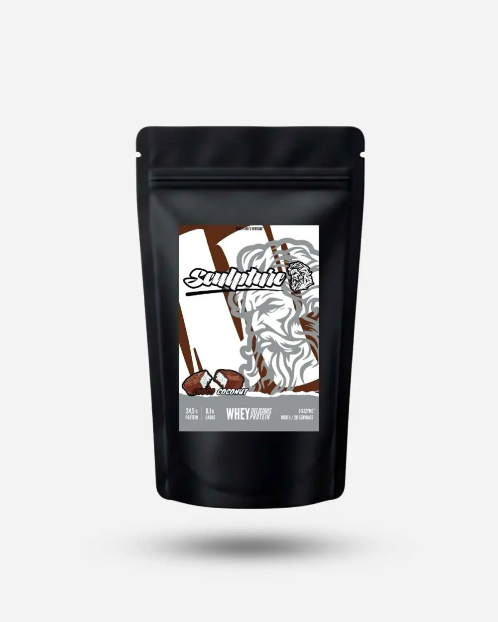 SCULPTURE WHEY DELICIOUS DIGEZYME - Choco Coconut