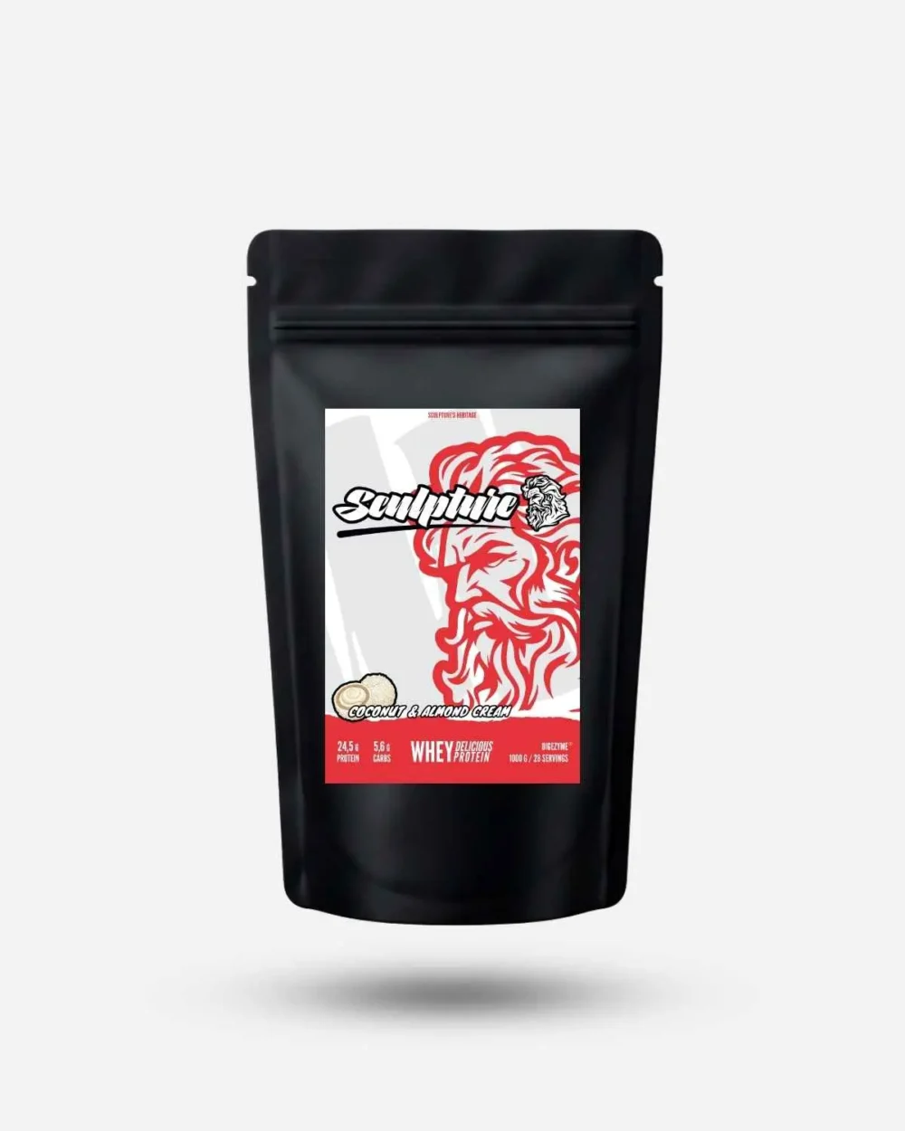 SCULPTURE WHEY DELICIOUS DIGEZYME - Coconut and Almond Cream